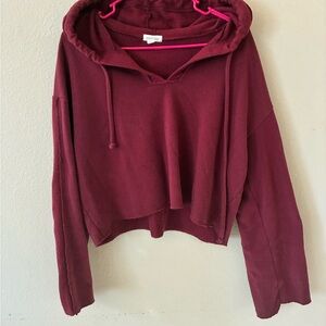 Women's Burgundy Hoodie